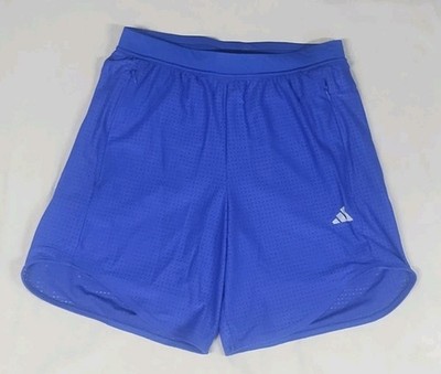 Adidas  Hiit mesh Shorts men training HS7454 Size Small Blue New With Tags