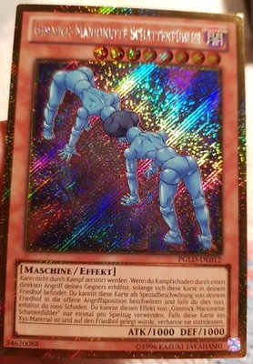 Yu-Gi-Oh!  1 × Gimmick Marionette Schattenfühler Gold Secret Rare 