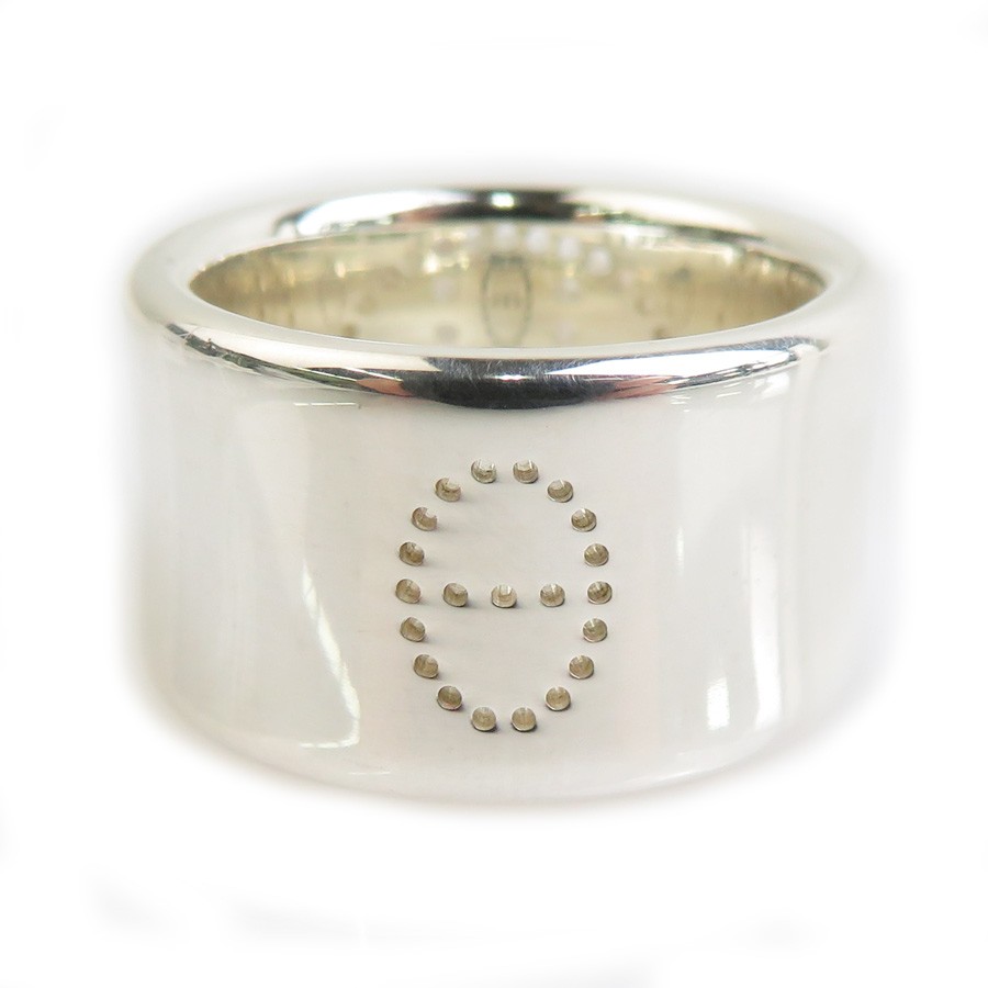 Auth HERMES Eclipse Ruban Ring Silver 925 - e6141… - image 3