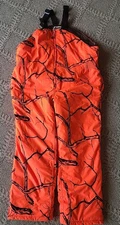 Gamehide Deer Camp Bibs Woodlot Blaze Camoflauge Overalls XXL Hush Hide Nice!
