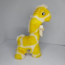 VTG Eden Yellow Giraffe Plush Stuffed Animal Wind Up Musical Plush Neck Works