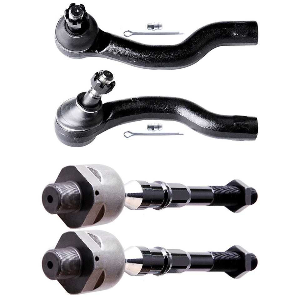 Front Steering Inner+Outer Tie Rod End Suspension For 2005-2019 Nissan Frontier - Image 2 of 4