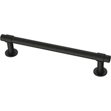 Francisco (10-Pack) Cabinet Handles 5-1/16" Hole Center Pulls | Matte Black H...