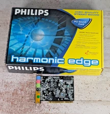 Philips Harmonic Edge PCI Sound Card PSC602 w Box NO SOFTWARE