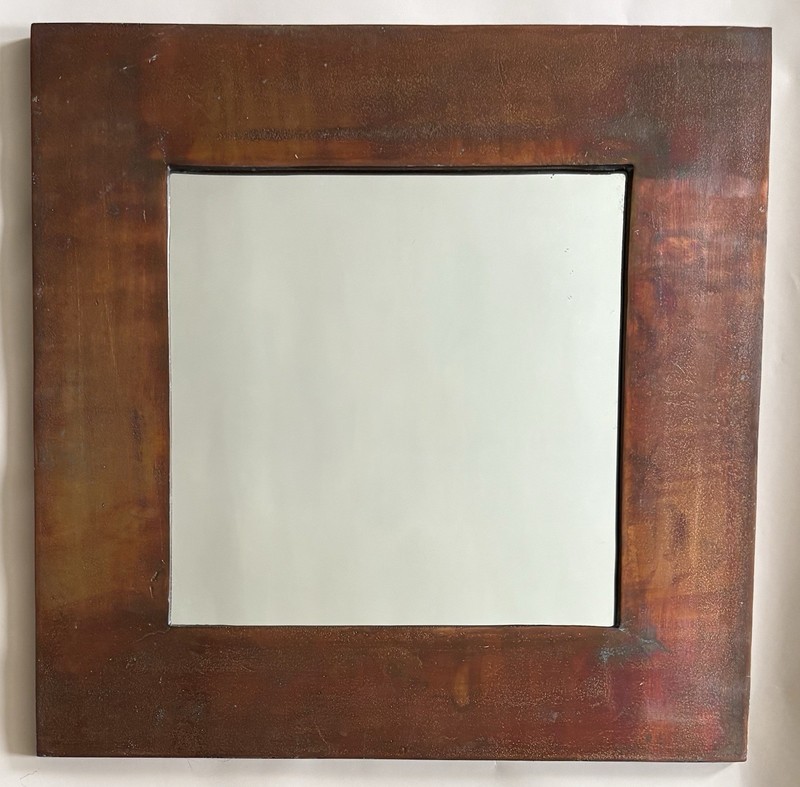 CB2 - 24" PETRA ANTIQUED SQUARE WALL MIRROR