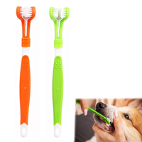 2 Kopf HundezahnbüRste,ZahnbüRste Hund,ZahnbüRste FüR Hunde,Hund ZahnbüRste Zahn