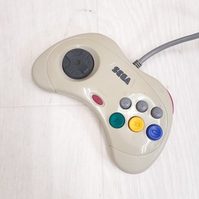 Sega Saturn console white bundle with 6 Games & 2 controllers Japanese System