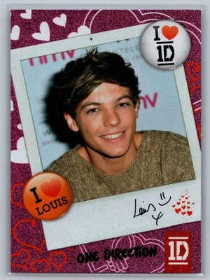 2013 Panini One Direction Louis Tomlinson #4 Stardust Heartthrob Trading Card