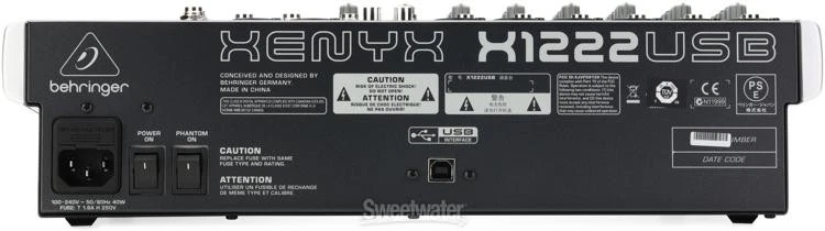 Behringer Xenyx X1222USB Mixer with USB and Effects - Image 3 of 4