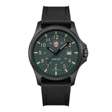 BRAND New Luminox Atacama Field Green Dial Rubber Band Men's Watch XL.1977