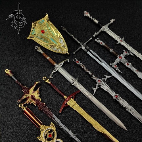 Baldur Game Metal Game Weapon Model Action Figures Game Collection - Picture 2 of 15