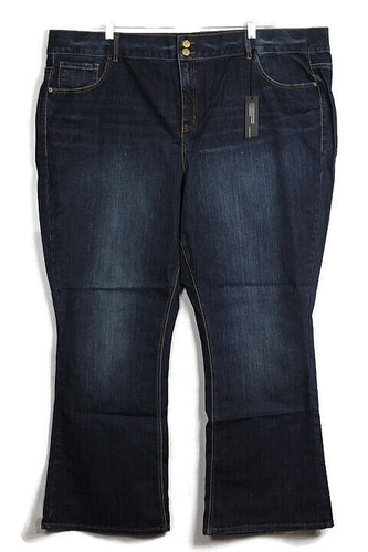 Jeans Bootcut Lane Bryant Taille 28 - Pour Femme, Coupe Plus-size, Bleu Délavé - Occasion Très Bon état