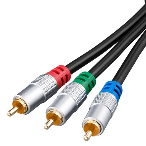 Ultra 25Ft 700HI Premium 3-RCA Component Video Coax Cable 24K Gold Plated 1080i - Picture 6 of 8