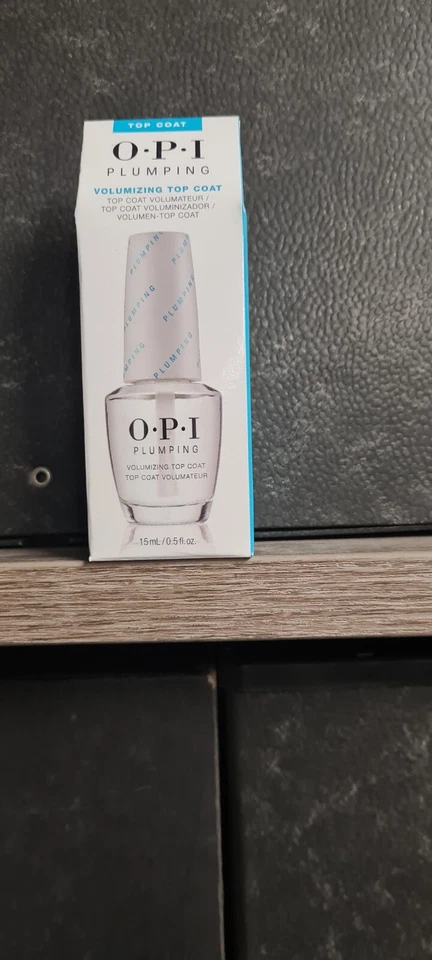 OPI Plumping Volumizing Clear Top Coat - 15ml BOXED