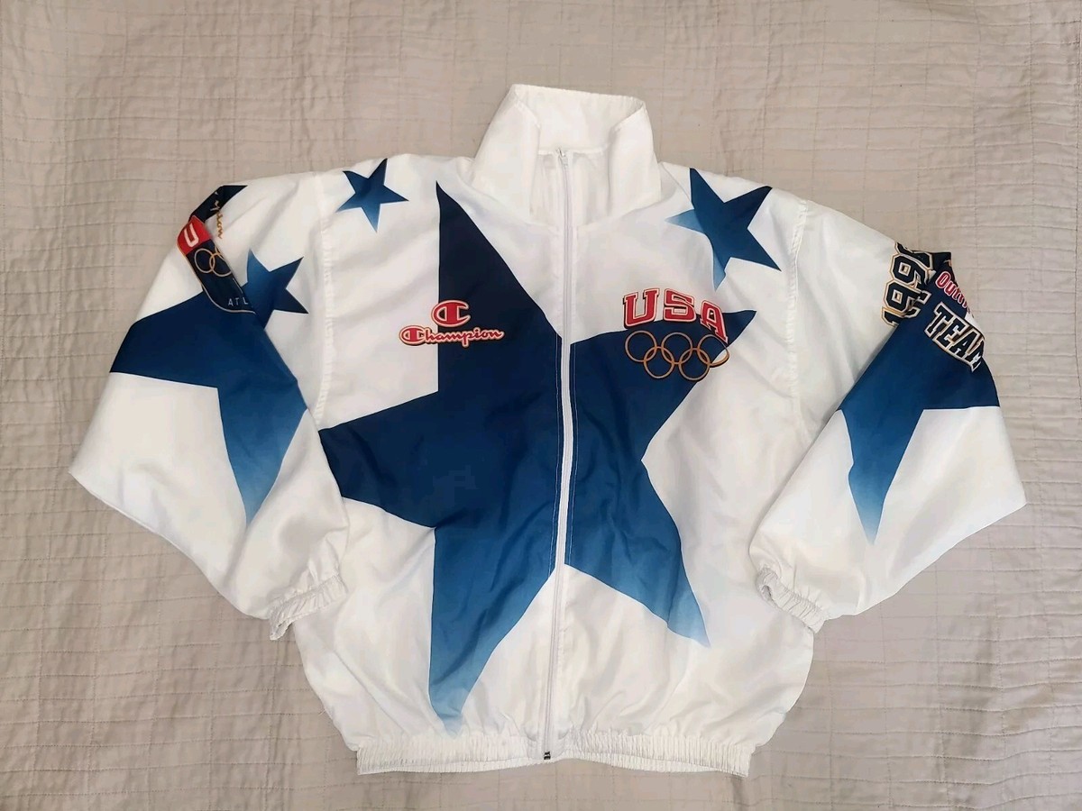 Vintage Champion Atlanta 1996 Olympic Games Track Jacket Vintage Champion Atlanta 1996 Olympic Games Track Jacket