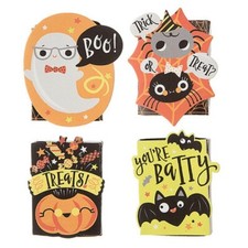 Foamies  Halloween Favor Boxes Kit: Makes 4, 16 pieces