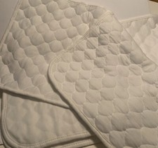 Quilted Thick Waterproof Changing Pad Liners, 3 Count White Never Used