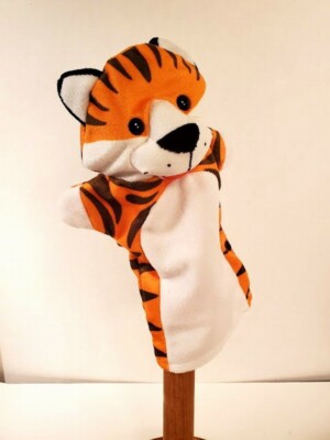Hand Puppet TIGER 9'' PRESCHOOL PRETEND TOY 1970-Now
