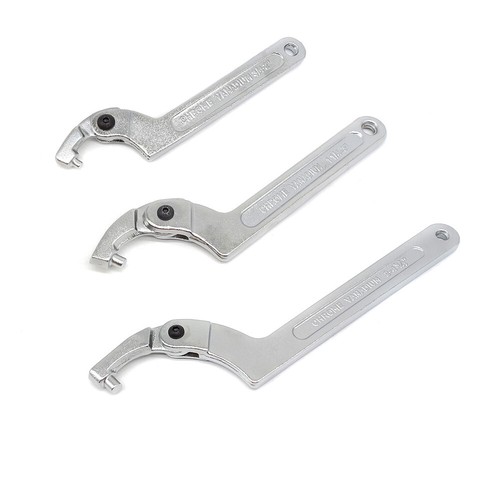 YOLO Hook Wrench, Set Round/Square Head C Shape Hook Spanner, Universal - View #5