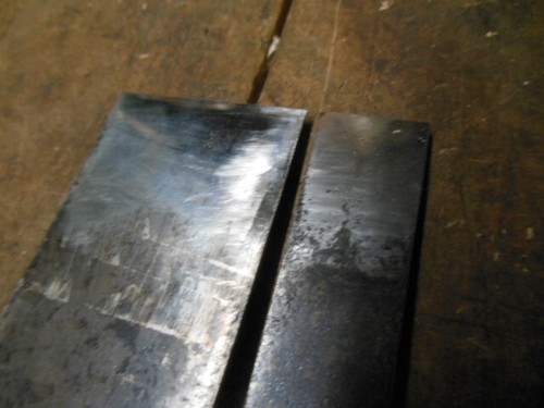 Vintage James SWAN 1 1/2" and 3/4" bevel edge socket chisel old carving tool - Picture 12 of 12