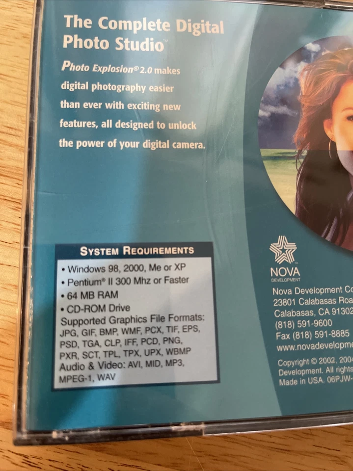 Nova Photo Explosion:The Complete Digital Photo Studio,Version 2.0(PC, 2004)3CDs - Image 3 of 4