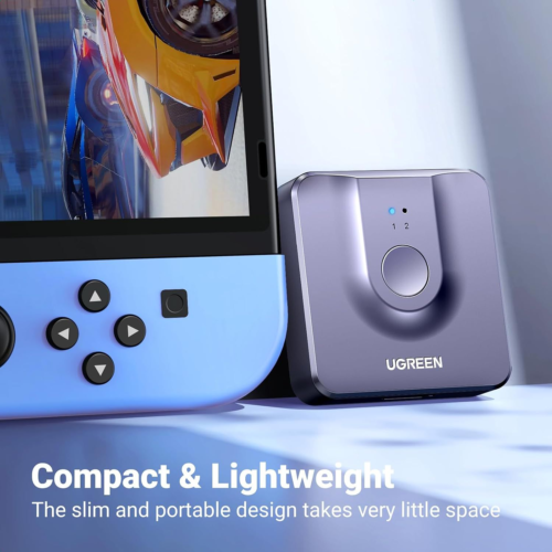 UGREEN HDMI Switch 4K@60Hz, Bi-Directional Switcher 2 in 1 Out Grey - Picture 8 of 8