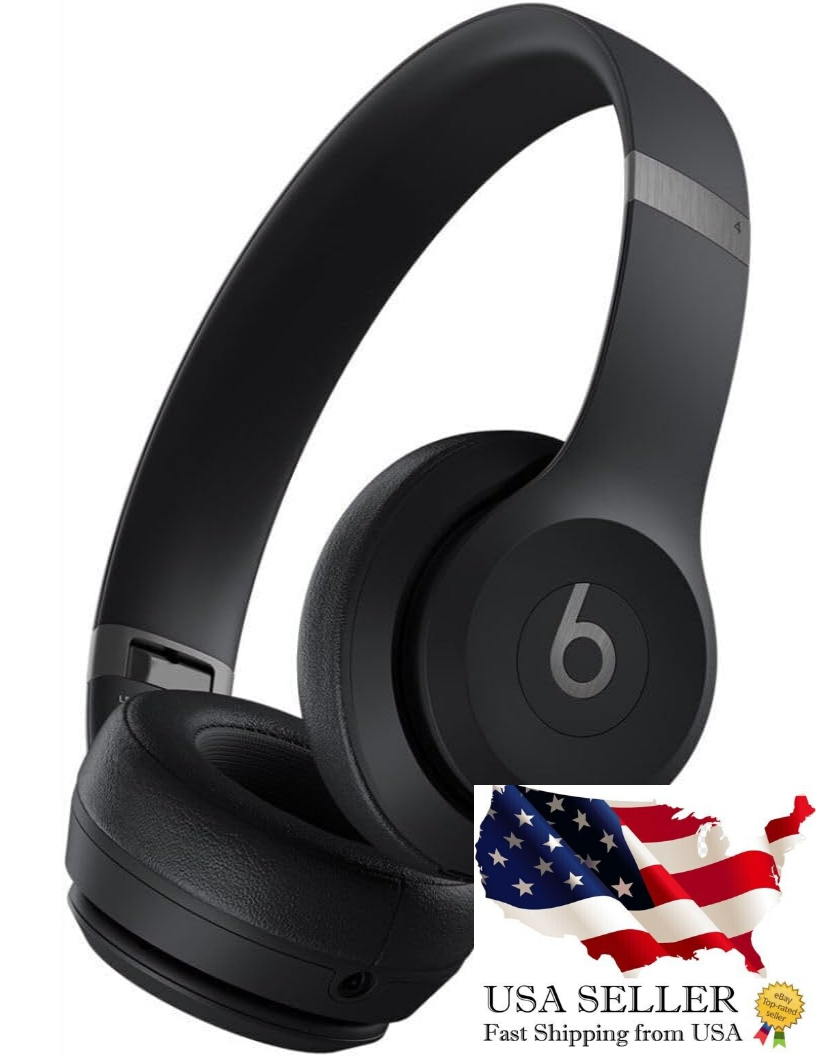 Beats Solo 4 True Wireless On-Ear Headphones Matte Black | eBay