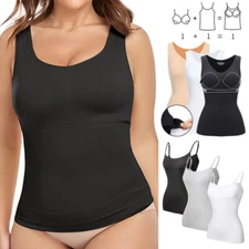 Fajas Mujeres Control del vientre Tank Tops Bra Camisola Shapeewear Shaper Slim