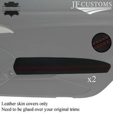 Dunkelrot Stich 2X Vorne Türverkleidung Armlehne Schutz Für Porsche Boxster 981