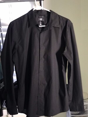 H&M Slim Fit Dress Shirts Button Up | eBay