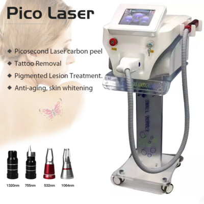 4IN1 ND Yag Picosecond Laser Tattoo Removal Pigment Q-Switch Whitening Machine