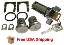 Fits 1969-1977 Corvette Ignition Door Lock Set With Gm Keys Ships Free