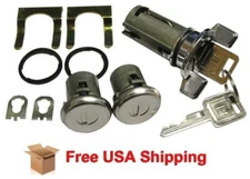 Fits 1969-1977 Corvette Ignition & Door lock set with GM Keys SHIPS FREE