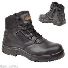Samson XL 7109 S3 SRC HRO Black Composite Toe Cap Metal Free Zip Up Safety Boots