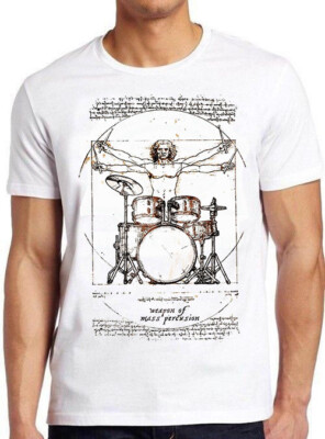T-Shirt Drums Da Vinci Spruch lustig Meme Geschenk Kult Film Vintage M685