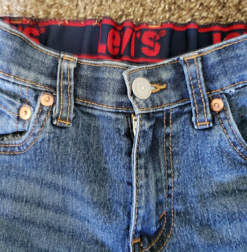 Boys Levis 511 Blue Jean Denim Shorts Size 10 Dark/Medium Wash - Picture 2 of 7