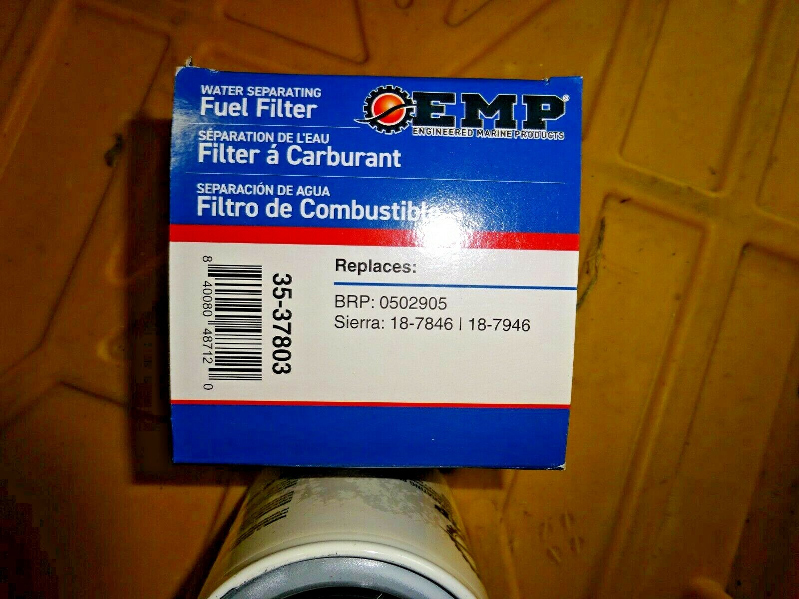 EMP MARINE FUEL FILTER 3537803 FOR 0502905, 187846, 187946 eBay