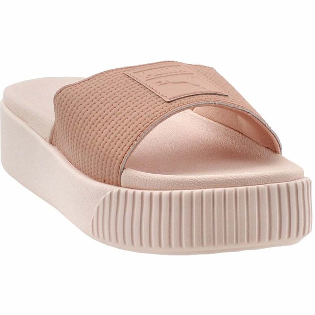 Puma Platform Slide Wns EP Peach Beige Pearl Women Sandal Slippers 366122-01 | eBay