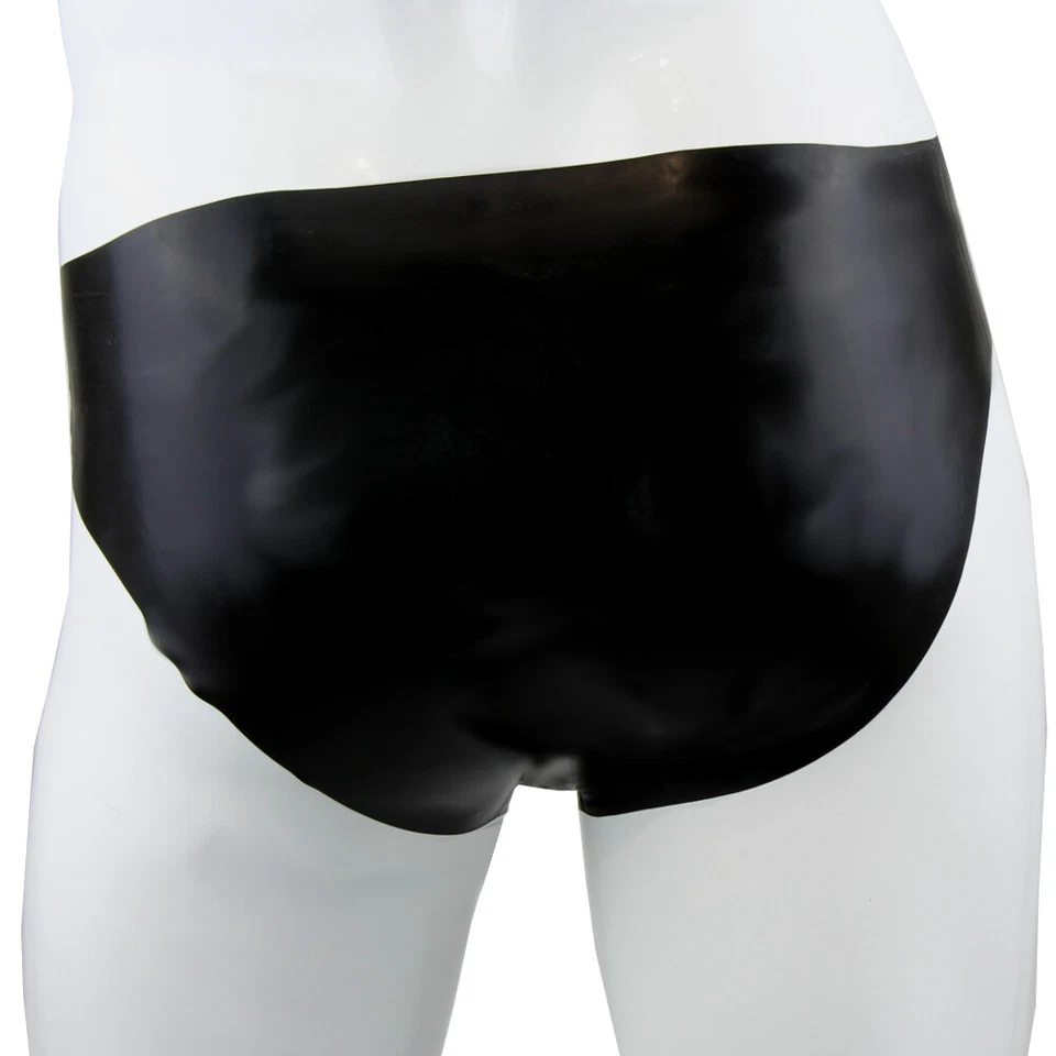 LatexDreamwear Herren Latex Pants Penishülle Slip Boxer Short schwarz in S - L - Bild 4 von 4