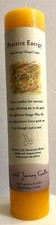 POSITIVE ENERGY Crystal Journey Reiki Candle Herbal Magic Pillar - Free Ship