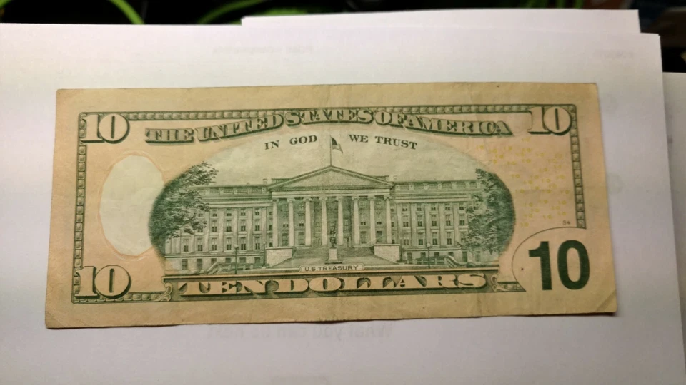 FR 2040-B 2006 Federal Reserve Star Note Circulated Serial Number IB 01308139 *. - Image 4 of 4