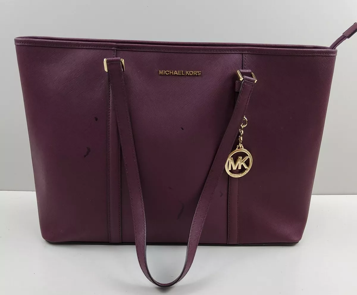 Michael kors eggplant purse discount