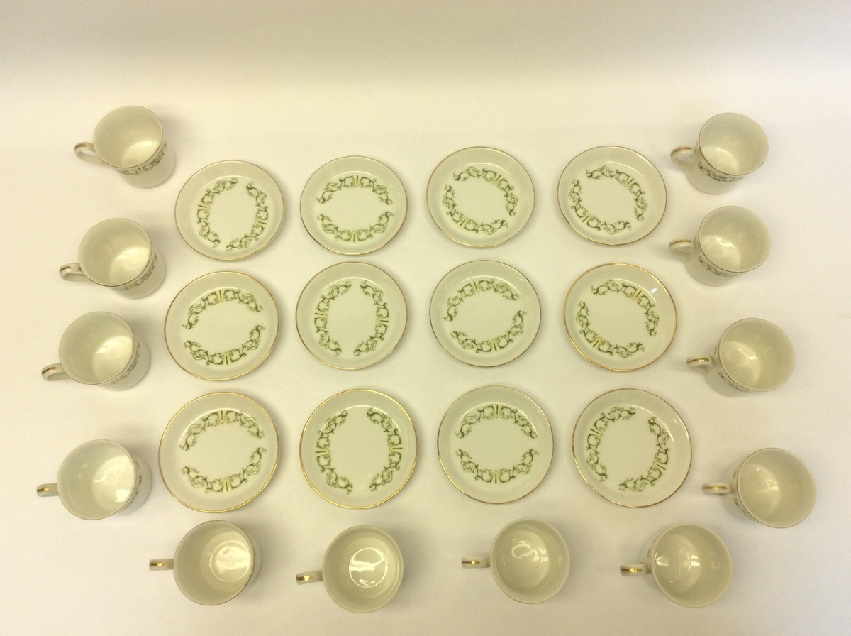 Set of Bell Flower Fine China 2999 Japan Demitasse Espresso
