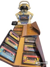 1992 Tiger Electronics 2-XL Talking Robot w/9 Tapes, 2 Cases,Rare Tales Of Crypt