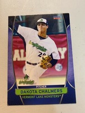 Dakota Chalmers 2016 Vermont Lake Monsters Team Card