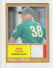 Arodys Vizcaino 2011 Topps Heritage Clubhouse Collection Game Used