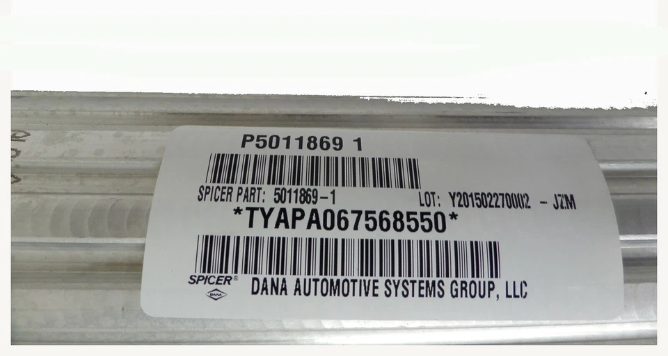 501189694 Mopar 39" Long Drive Shaft 2008-2012 Jeep Liberty 52853436AC - Image 3 of 4