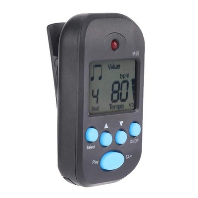 Tragbares Digitales Metronom LCD Metronom Clip On Beat Tempo für Zubehör