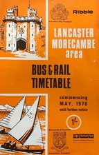 Lancashire City and Ribble Bus Timetable 1970