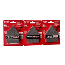 Milwaukee 48-80-5120 12 Medium Grit Mesh Sanding Sheets 12PK (3 count/36 sheets)